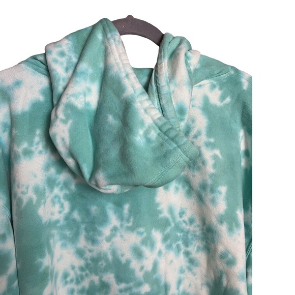 By Samii Ryan "isn't it lovely"‎ Turquoise Blue and White Tie Dye Sweatshirt XXL - Picture 5 of 11